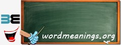 WordMeaning blackboard for y